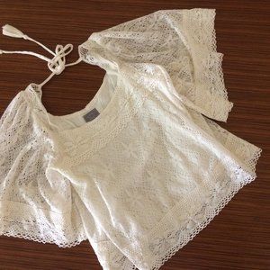VanessaVirginia (Anthropologie) M Crochet top